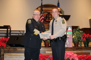 Deputy Townsend was presented two very prestigious awards during the graduation ceremony – the Top Skills Award and the Top Overall Award.